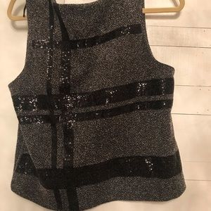 Grey and Black Fun Top